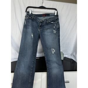 Vtg Blue Cult Los Angeles Premium Distressed Bootcut Straight leg Women's Sz 31